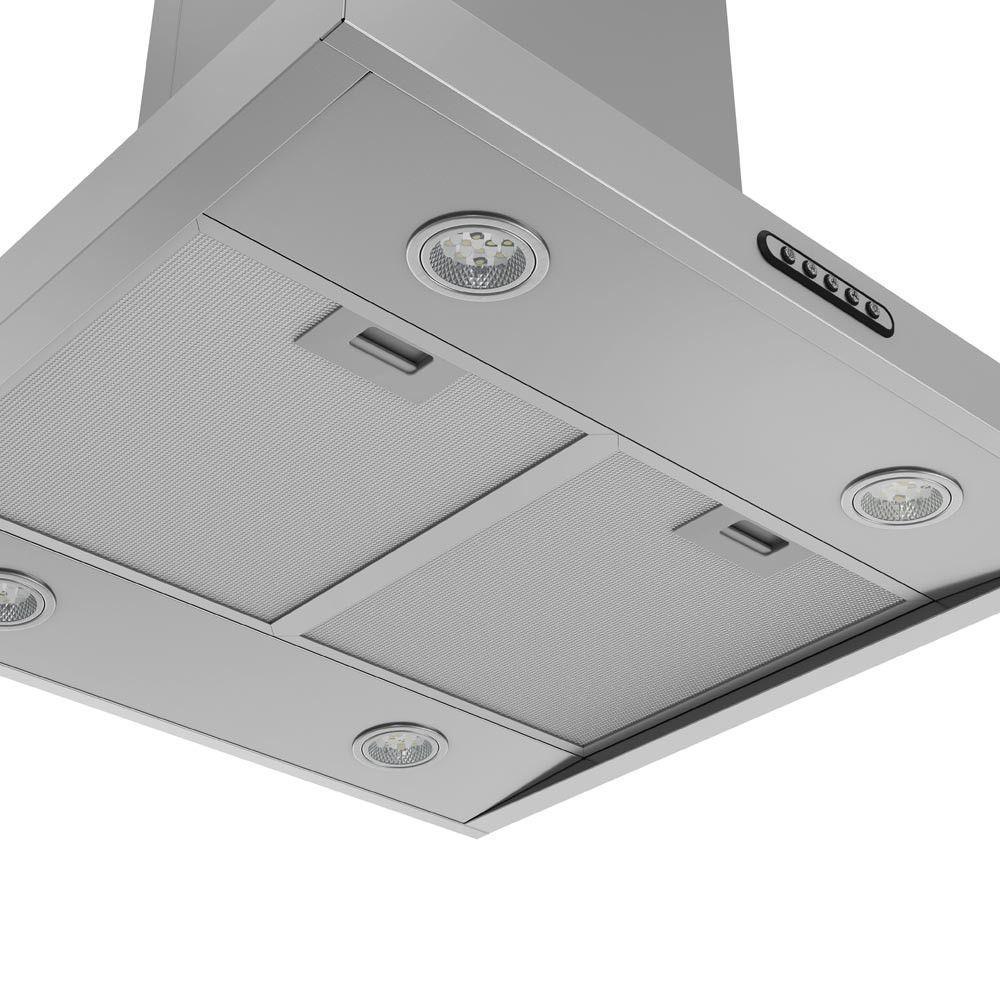 Coifa Ilha 60cm Retangular Fogatti Inox 110V - 5