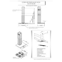 Coifa De Parede 60cm Retangular Duto Slim Fogatti Inox 220V - 7