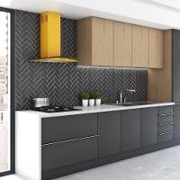 Coifa Fogatti De Parede Clean Vidro Curvo Amarela 60cm Amarelo 110V - 7