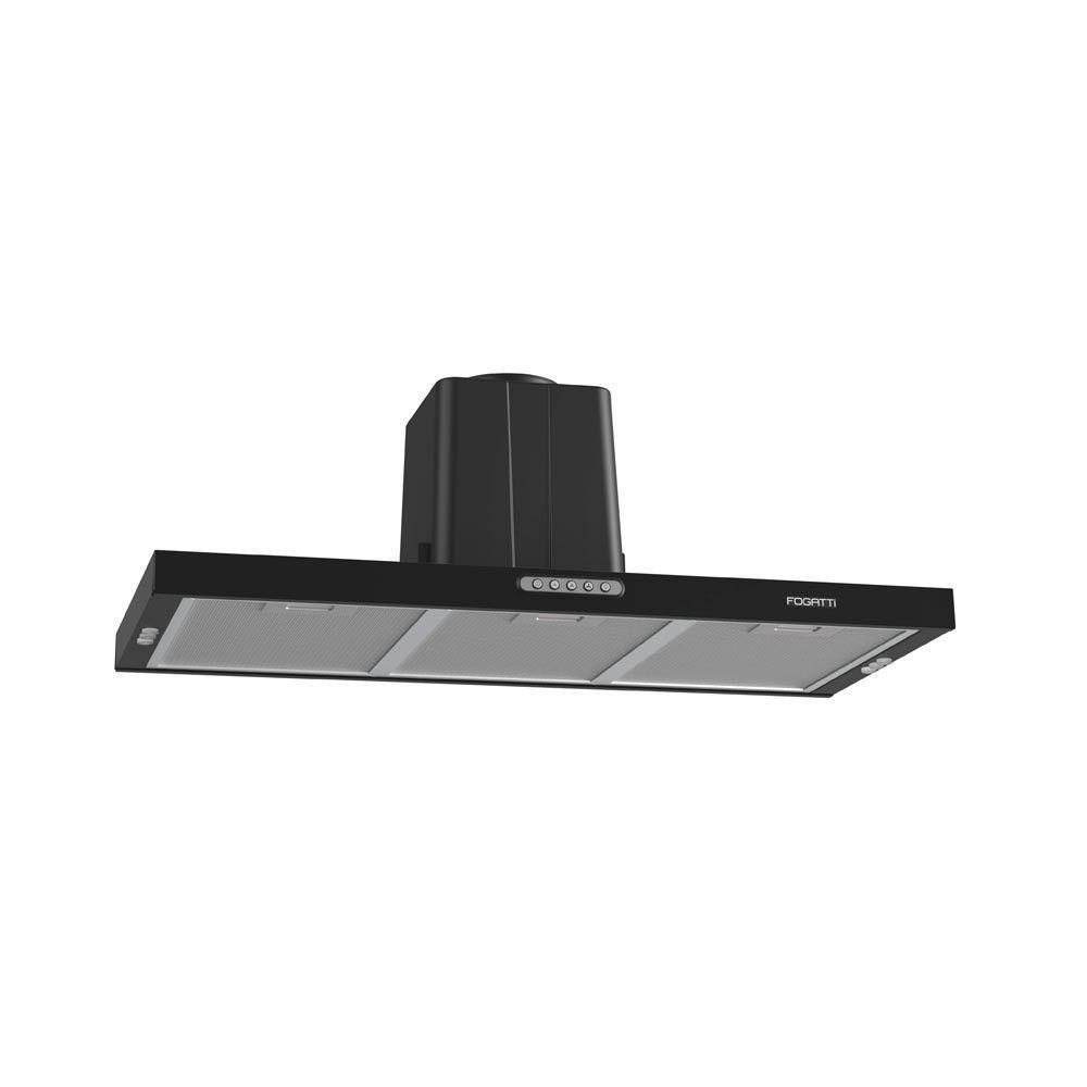 Depurador Fogatti Compact New Embutir Black 75Cm Preto 110V - 4