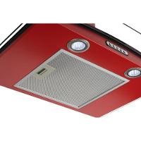 Coifa De Parede 70cm Vidro Curvo Slim Fogatti Vermelho 110V - 2