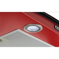 Coifa De Parede 70cm Vidro Curvo Slim Fogatti Vermelho 110V - 3