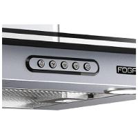 Coifa De Parede 80cm Vidro Reto Duto Slim Fogatti Inox 110V