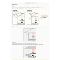 Coifa Ilha 75cm Vidro Reto Fogatti Inox 110V - 5