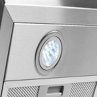 Coifa De Parede 70cm Vidro Curvo Duto Slim Fogatti Inox 220V