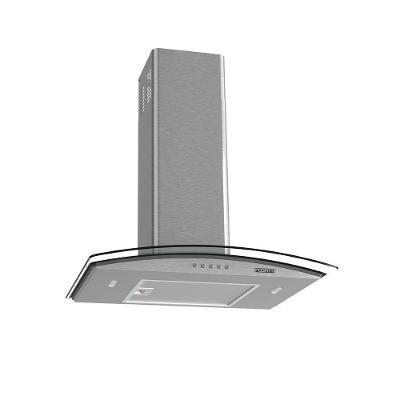 Coifa de Parede Fogatti Clean Vidro Curvo Kromanox 60cm Inox Fingerprint 110V