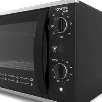 Forno Elétrico De Bancada 40Litros Fogatti Top 40Black Preto 110V