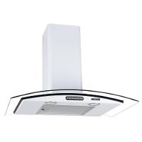Coifa De Parede 75cm Vidro Curvo Slim Fogatti Branco 110V - 1