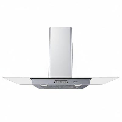 Coifa De Parede 90cm Vidro Reto Duto Slim Fogatti Inox 110V