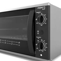 Forno Elétrico De Bancada 48 Litros Fogatti Top 48 Black Preto 220V
