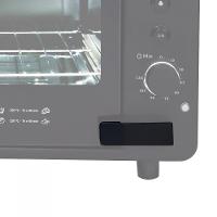 Puxador Inferior Frontal Para Forno De Bancada Preto - 1