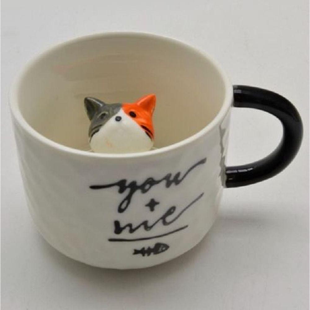 Xícara You + Me 220ml Coffee With Cat - 2