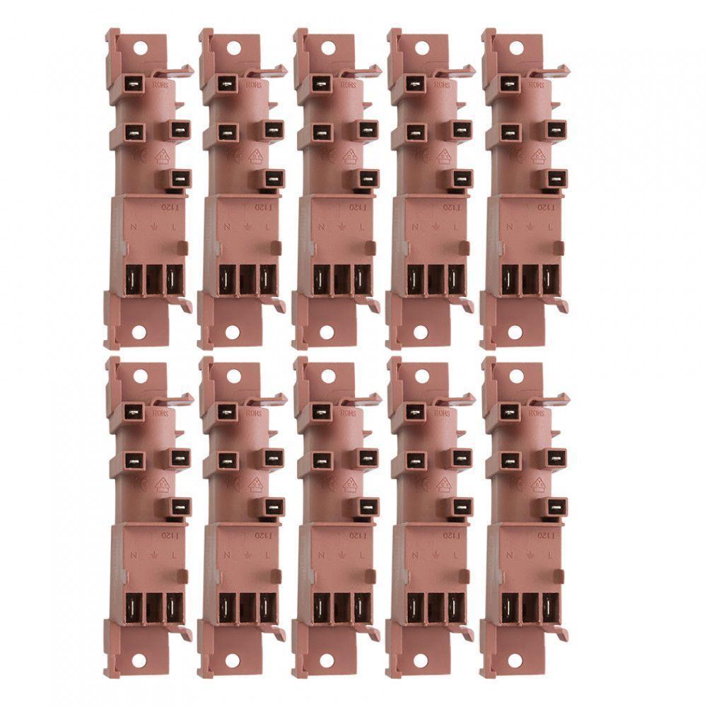 Kit Usina Para Cooktop De 4 Bocas - 10Peças Vermelho Bivolt - 1