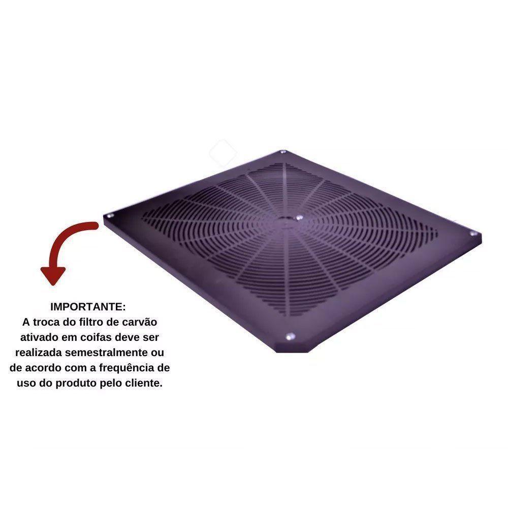 Filtro De Carvão Ativado Para Coifas Fogatti Preto - 3