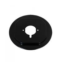 Flange Esmaltada Média Sistema Anti-rotação Para Cooktop Preto - 1