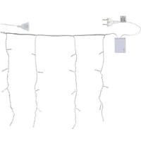 Cortina De Luz Natalina Branca Com 100 Led - 1,5m, Atmosfera Mágica Para Suas Festas - 3