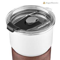 Copo De Café Com Canudo Em Inox Hermético 250ml Prata - 6