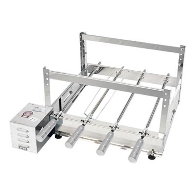 Churrasqueira Giratória Rotativa Aço Inox GBI 04 Espetos Bivolt