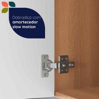 Balcão Armário Macadâmia 800mm Telasul P/cooktop 5 Bocas Freijó/branco - 7