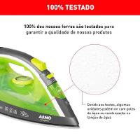 Ferro De Passar A Vapor Arno Ecogliss FEC1 110V - 9