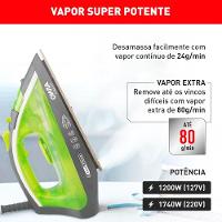 Ferro De Passar A Vapor Arno Ecogliss FEC1 110V - 10