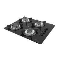 Cooktop Fogatti Safe Ferro Fundido 4 Bocas A Gas Preto Bivolt