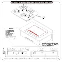 Cooktop Fogatti Safe Ferro Fundido 4 Bocas A Gas Preto Bivolt - 7
