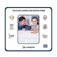 Cama Box Baú Queen Suede + Colchão Aspen Espuma D33 Luckspuma Super Firme 158x198x62 Cinza - 2