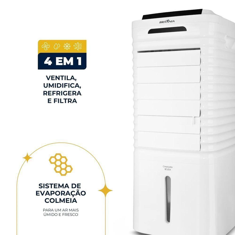 Climatizador De Ar Britânia Bcl05a 4 Em 1 Frio Com 3 Vel. 220V - 3