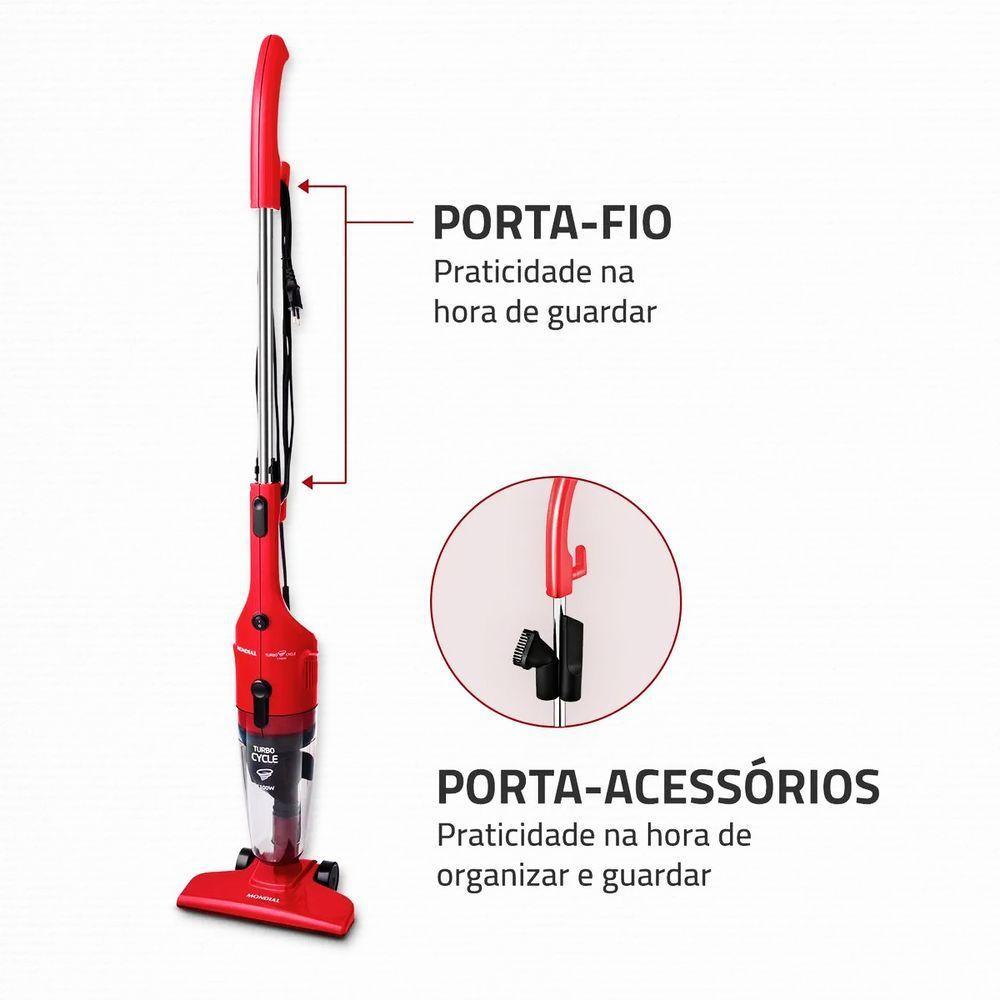 Aspirador De Pó Vertical Mondial Turbo Cycle AP36 1100W 110V - 3