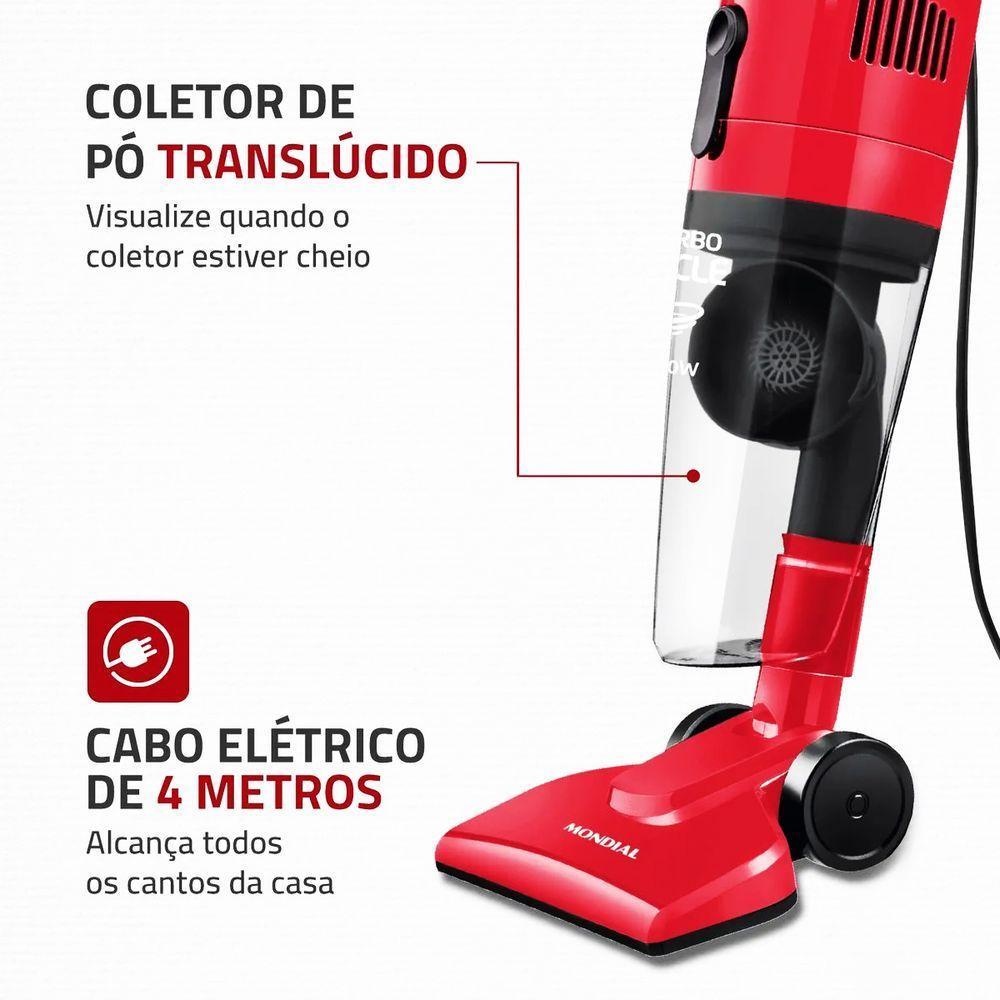 Aspirador De Pó Vertical Mondial Turbo Cycle AP36 1100W 110V - 5