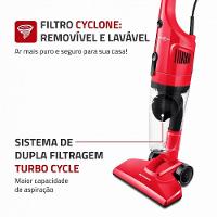 Aspirador De Pó Vertical Mondial Turbo Cycle AP36 1100W 110V