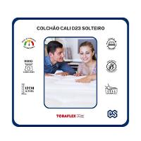 Cama Box Baú Solteiro Suede + Colchão Cali Espuma D23 Toraflex 88x188x54 Marrom - 2