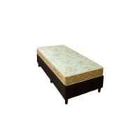 Cama Box Solteiro Suede + Colchão Cali Espuma D23 Toraflex 88x188x54 Preto - 1