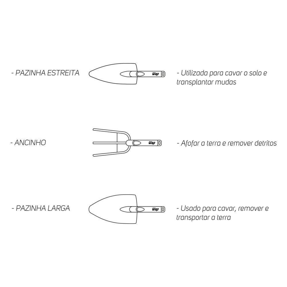 Kit Jardinagem Manual WAP GKJM01 - 9