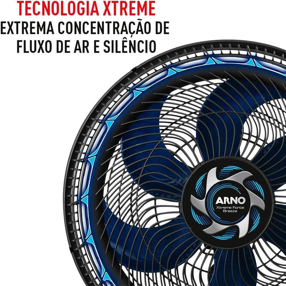 Ventilador De Mesa Arno Xtreme Force Silencioso 40cm 6 Pás 110V - 5