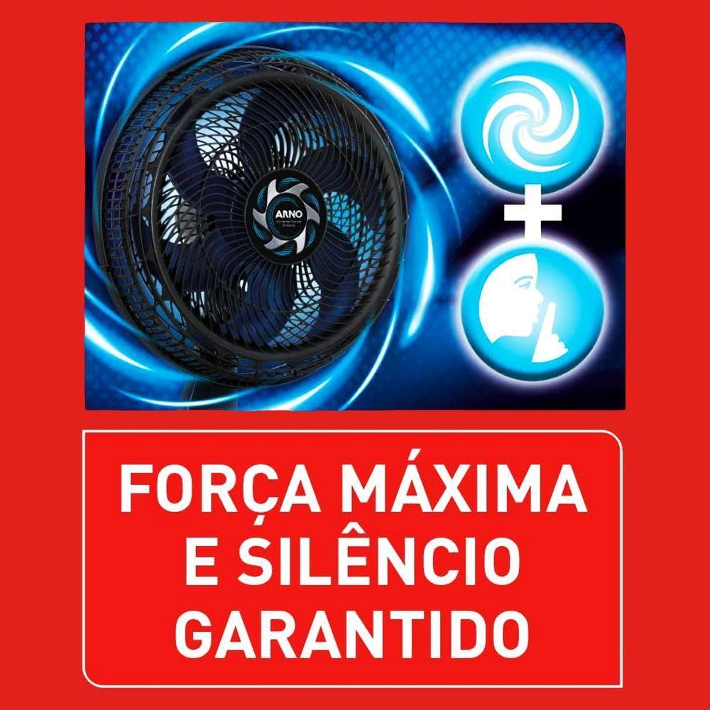 Ventilador De Mesa Arno Xtreme Force Silencioso 40cm 6 Pás 110V - 7