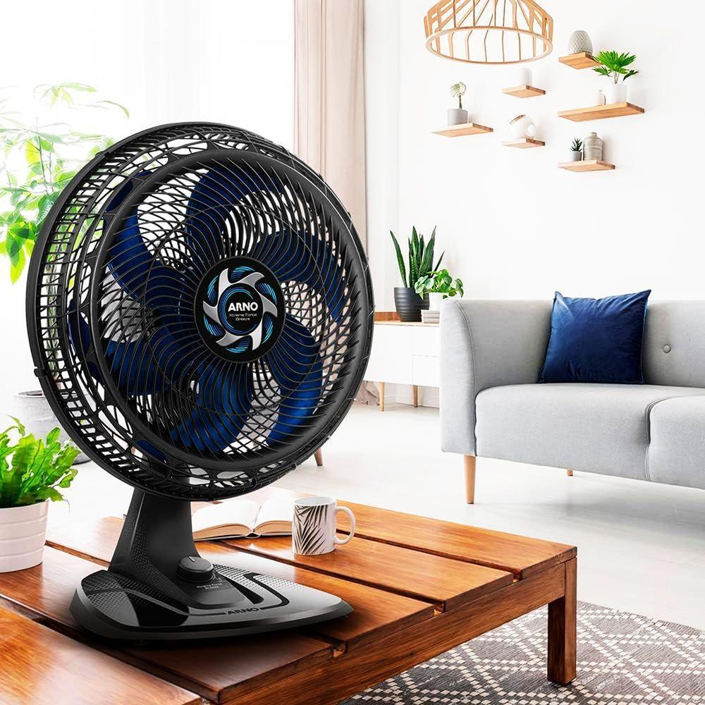 Ventilador De Mesa Arno Xtreme Force Silencioso 40cm 6 Pás 110V - 9