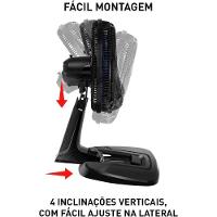 Ventilador De Mesa Arno Xtreme Force Silencioso 40cm 6 Pás 110V