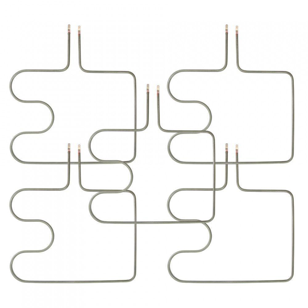 Kit Resistência Inferior Para Fornos Embutir - 5 Peças Verde 110V - 1