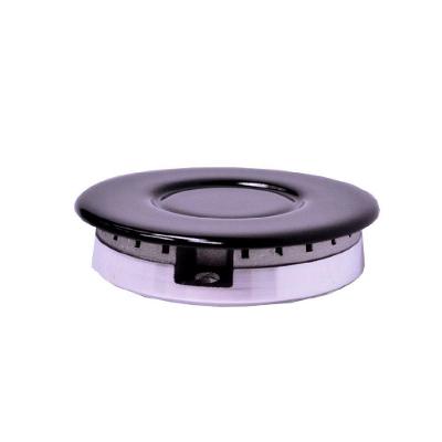 Kit Espalhador + Queimador Rápido Grande Sabaf Preto Com Inox