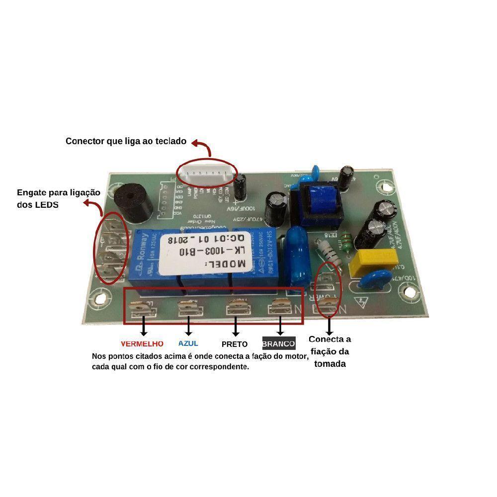 Placa Eletrônica Para Coifa De Parede, De Ilha E Depurador Verde - 2