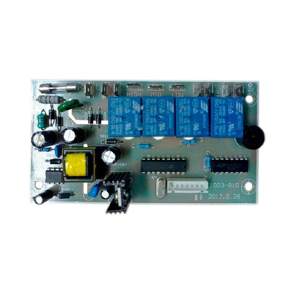 Placa Eletrônica Para Coifa De Parede, De Ilha E Depurador Verde - 4