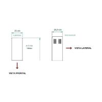 Duto Especial De Inox Para Coifa De Parede Slim 1 Metro Inox - 2