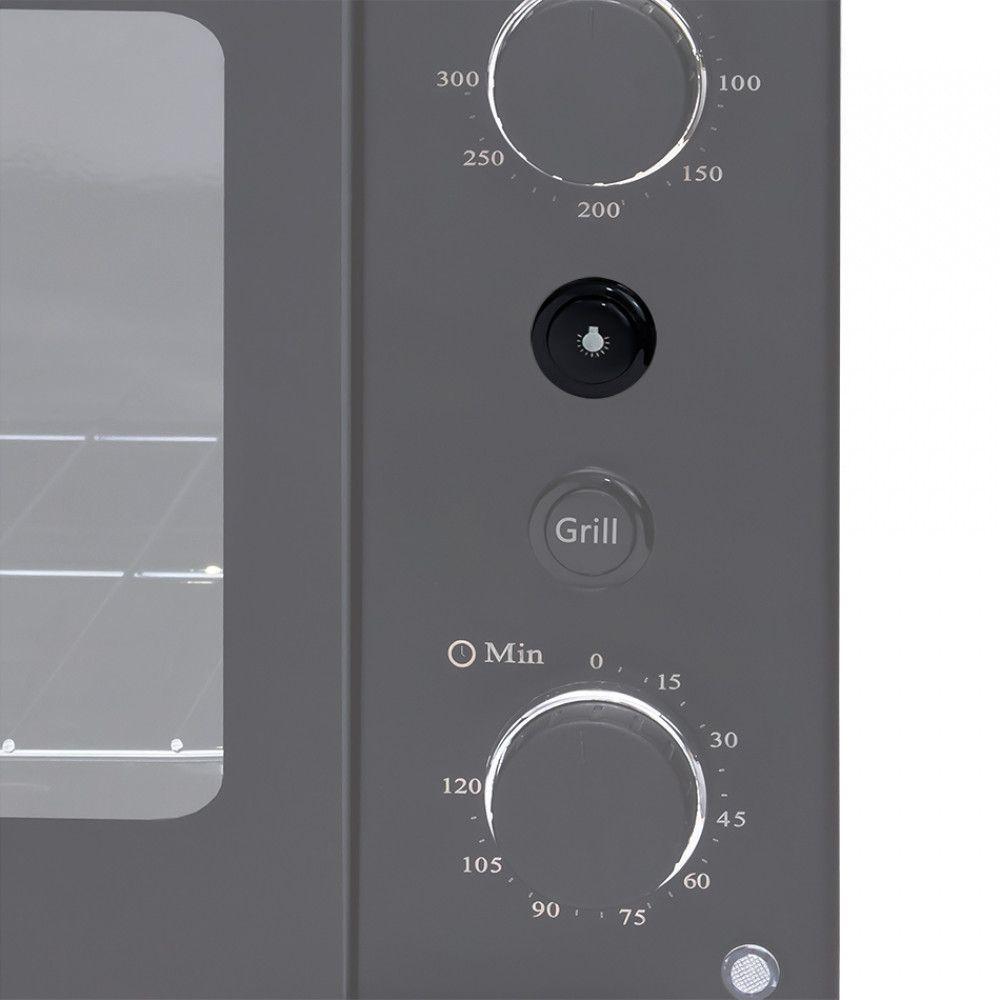 Interruptor Com Botão Da Lâmpada Para Fornos Preto Bivolt - 1