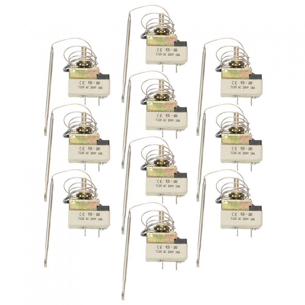 Kit Termostato Haste Curta Forno Elétrico - 10 Peças Metálico Bivolt - 1