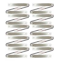 Kit Lâmpada Led Retangular - 20 Peças Metálico Bivolt - 1