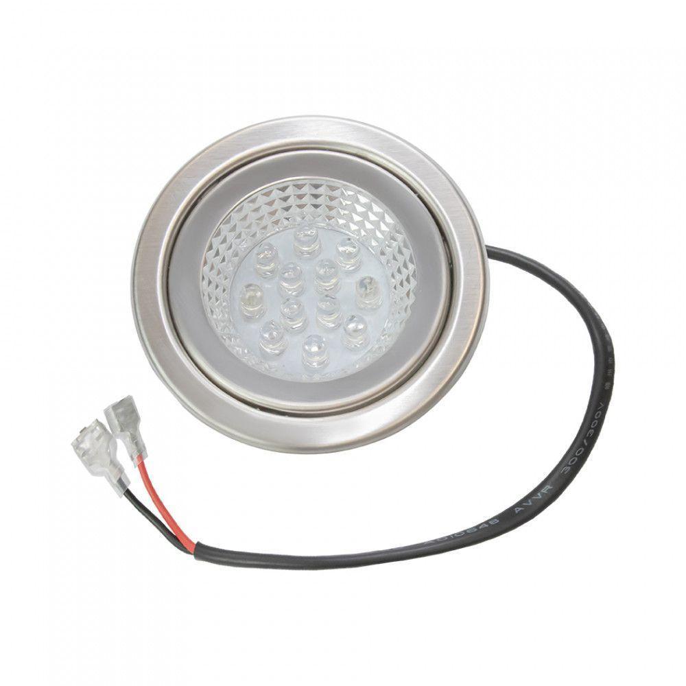 Kit Lâmpada Led Redonda Para Coifa Plug Simples - 20 Peças Metálico Bivolt - 2