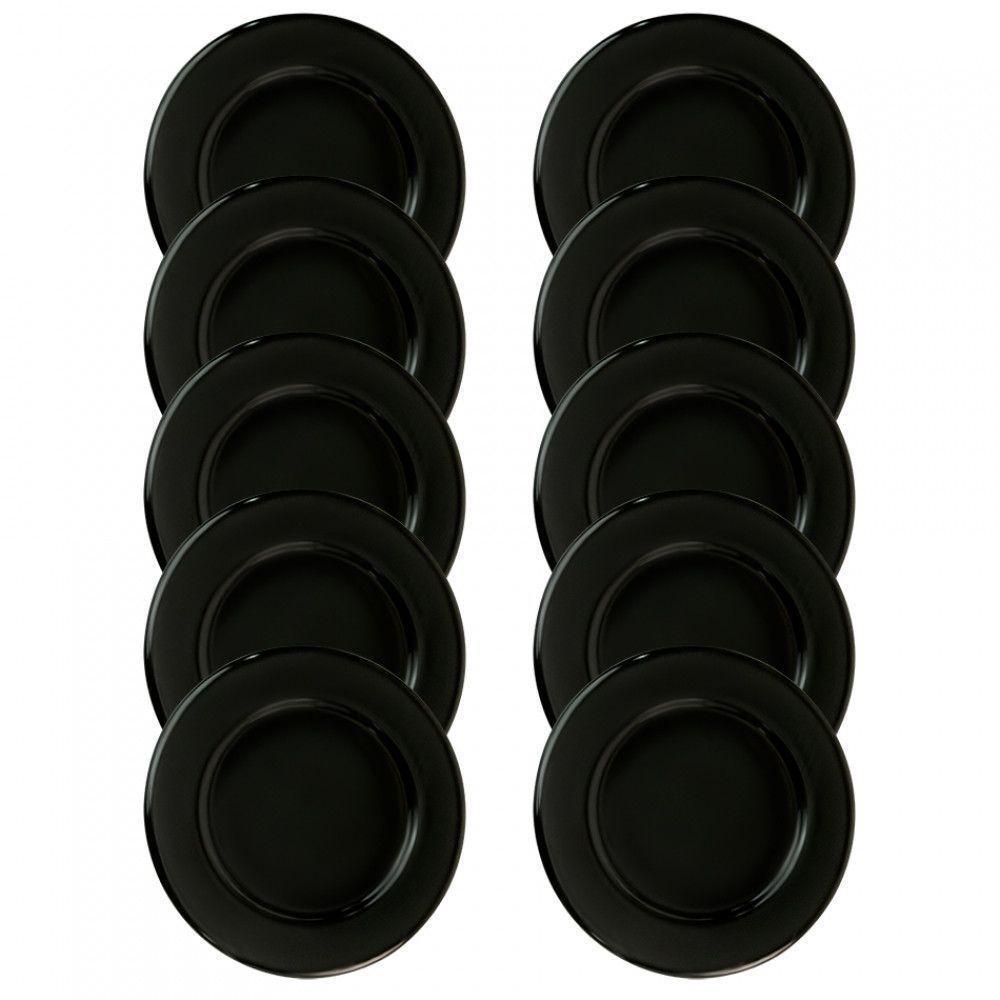 Espalhador Grande Sabaf Esmaltado Para Cooktop - 10 Peças Preto - 1