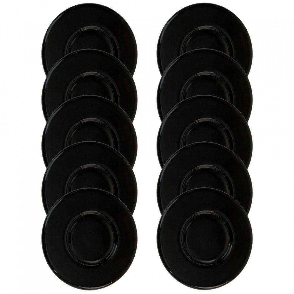 Espalhador Médio Sabaf Esmaltado Para Cooktop - 10 Peças Preto - 1